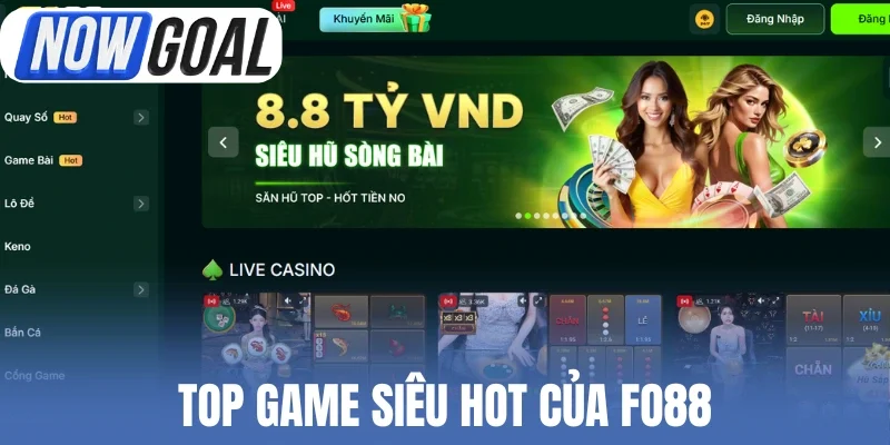 Top game siêu hot của Fo88